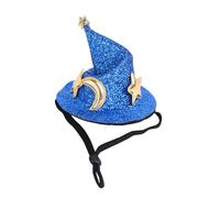 yanzisura Sombrero de conejo para mascotas, sombrero de mago para hámsteres, sombrero pequeño para mascotas con correa elástica ajustable para la barbilla, cumpleaños de mascotas