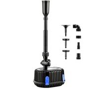 YAOBLUESEA Bomba fuente Bomba de jardín Bomba de estanque para cursos de agua, cascadas, fuentes 25 vatios 1500L/H CHP-1500