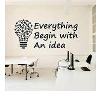 YAODANGM Calcomanías de pared con citas creativas de oficina para trabajo en equipo, profesionales de negocios y calcomanías de pared motivacionales e inspiradoras para la oficina.