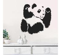 YAODANGM Pegatinas de panda, lindas pegatinas de oso para dormitorio, hogar, sala de juegos infantil, pegatinas de arte de pared de animales