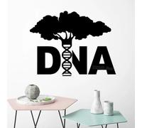 YAODANGM Pegatinas de pared de árboles creativos para dormitorios, genética, biología, ciencia molecular, pegatinas de arte para habitaciones de adolescentes, calcomanías de pared, flores.