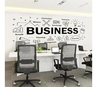 YAODANGM Pegatinas de pared para oficina comercial: inspiradoras, motivadoras, que fomentan el trabajo en equipo y que impulsan una misión, decoración de oficina.