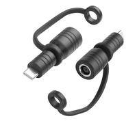 YAODHAOD 2 adaptadores USB C a CC de 7,4 mm x 5,0 mm, 100 W PD para portátiles Dell y HP, convertidor USB a DC7450, carga rápida para teléfonos, tabletas y portátiles