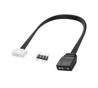 YAODHAOD Adaptador de controlador de ventilador ARGB de 5 V a 4/6 pines, 2 unidades, compatible con Coolmoon EZDIY-FAB Pirate Ship RGB Fan Hub, otros ventiladores de PC de 4 a 6 pines y dispositivos