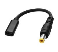YAODHAOD Adaptador USB C a CC, cable disparador PD con 10 puntas de conector, cable de alimentación USB a CC, adecuado para la alimentación de varios dispositivos de CC de fuentes de alimentación PD