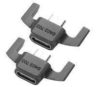 YAODHAOD Adaptador USB-C compatible con mouse inalámbrico Logitech G403/G703 para juegos, convertidor de carga micro USB a USB-C para Logitech GPW (sin transferencia de datos) (2 piezas) (G403/G703)