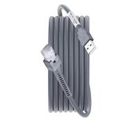 YAODHAOD Cable alargador USB A a RJ45, duradero núcleo de cobre, 2 m/3 m, para escáner de código de barras símbolo, cable de repuesto para Motorola LS2208 LS3578 LS9208 DS9208 (gris, 3 m)