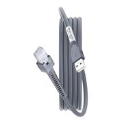 YAODHAOD Cable alargador USB A a RJ45, duradero núcleo de cobre, 2 m/3 m, para escáner de código de barras símbolo, cable de repuesto para Motorola LS2208 LS3578 LS9208 DS9208 (gris, 2 m)