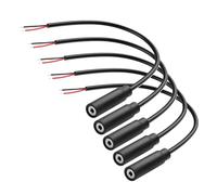 YAODHAOD Cable de audio de 3,5 mm y 2,5 mm TS a cable mono de canal desnudo, cable de audio de extremo abierto para auriculares, micrófono, reparación de cables de 30 cm (enchufe TS de 2,5 mm, 2