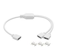 YAODHAOD Cable divisor ARGB de 12 V 4 pines RGB 5 V 3 pines y cable de extensión (1 a 2, ARGB)