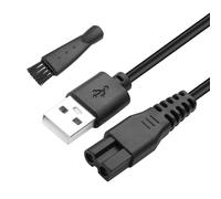 YAODHAOD Cargador USB para afeitadora BaByliss Pro, fuente de alimentación compatible con cortapelos BaByliss modelo PRO FX870 FX788 FX787 FXSSM FX820 FX726 FX825 Trimmer Cable de carga
