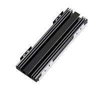 YAODHAOD M.2 - Disipador de calor NVME 2280 SSD, disipador de calor de doble cara con almohadilla de silicona térmica para PS5 PCIE NVME M.2 SSD o NGFF SATA M.2 SSD Ordenador y PC (negro)