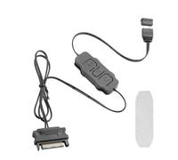 YAODHAOD Mini controlador ARGB RGB de 3 pines de 5 V, modo de luz integrado, fuente de alimentación SATA, controlador RGB para ventilador de PC, tira de luz, radiador refrigerado por agua/aire (negro)