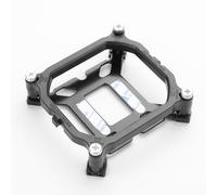 YAODHAOD Soporte base para disipador de calor de CPU, ventilador inferior de hierro, para Intel LGA 1700 1200 115X 1366 2001 Socket Serie Placa Principal (Negro, Soporte + Placa Trasera)