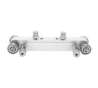 YAOGOHUA Adjustable Nut Bridge Sander Luthier Sanding Tool Aluminium Alloy for Guitar Bass (Silver)