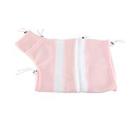 yaogohua Cat Bathing Bag Multifunctional Prevent Scratch 3 Layer Fabric Removable Cat Shower Bag for Cat Grooming Supplies (Pink and White Model)