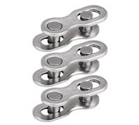 YAOGUI 3 pares de eslabones perdidos reutilizables para bicicletas, cadena de liberación rápida para carretera, montaña, conector reutilizable para bicicleta