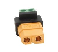 YAOGUI Adaptador de terminal ligero XT60 hembra a 2P verde sin soldadura para modelos de panel solar de alimentación al aire libre, modelo de cargador de equilibrio