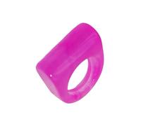 YAOGUI Anillos de resina geométrica de moda, accesorio de moda para mujeres y hombres con múltiples colores de adición de polígonos, talla única, como se describe, como se describe