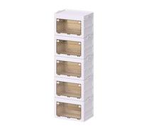 YAOGUI Armario plegable con cubos de almacenamiento, herramienta de organización eficiente de ropa, suministros de dormitorio, varillas colgantes
