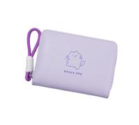 YAOGUI Carteras de gatos para mujeres y niñas, monederos pequeños, monederos, tarjetero, monedero, monedero de gran capacidad, monedero de gran capacidad, corto con tarjetero, cartera de piel