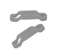YAOGUI Correas de silicona para soporte de hélice para protecciones seguras, accesorios estabilizadores, 2 unidades, soporte de hélice de silicona azul