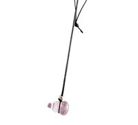 YAOGUI Elegante collar con colgante de piedra natural, collar de longitud ajustable con acento de calabaza de piedra natural para fiestas