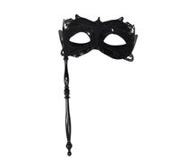YAOGUI Elegante cubierta facial de mano con temática de pavos reales para reuniones de festivales, diseño portátil, fácil de llevar, accesorio elegante, palo de máscaras de pavos reales