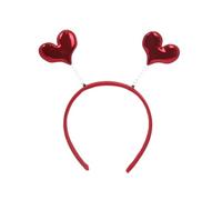 YAOGUI Encantador aro para el pelo con lentejuelas rebotantes en forma de corazón, encantador soporte para el pelo para transmisión en vivo, carnaval, diadema para adolescentes, mujeres, día de San