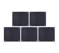 YAOGUI Filtro para ventilador de computadora, enfriador de PVC, negro, a prueba de polvo, para funda de computadora, malla de 12/14/9/8/7 cm, 5 paquetes de 5 unidades