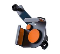 YAOGUI General - Soporte de teléfono de aluminio de 17 mm con rotación de 360 grados, ángulos ajustables, no se mueve, diseños para pantallas curvas, soporte de teléfono de coche