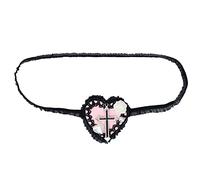 YAOGUI Lolit Eye Gothics Eyepatch Heart Eyepatch Lolit EyeMask Cosplays Eyepatch Single Eye Gothics Eye Gothics Eye