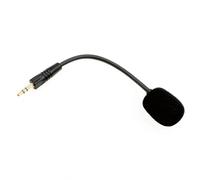 YAOGUI Micrófonos de repuesto para auriculares H2002d integrados en espuma resistente al viento, tapones de 3,5 mm, captura de voz transparente, carcasa de metal, cubierta de micrófonos a prueba de
