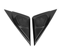YAOGUI Paquete de 2 altavoces para puerta delantera de coche, ventana A, cubierta de pilar, panel de tweeter, accesorios de instalación, accesorios interiores