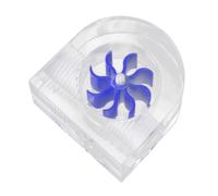 YAOGUI PM2A - Medidor de agua que mejora la disipación del calor para computadora de PC, medidor de flujo de medio círculo, solución de refrigeración para refrigeración