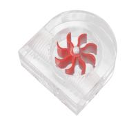 YAOGUI PM2A - Medidor de agua que mejora la disipación del calor para computadora de PC, medidor de flujo de medio círculo, solución de refrigeración para refrigeración