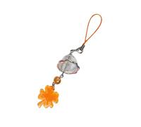 YAOGUI Práctica cadena de hojas de tréboles acrílicos con sonido crujiente, accesorio portátil de buena suerte para mujeres de moda