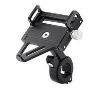 YAOGUI Soporte de aluminio ligero para teléfono de bicicleta, regulable, soporte móvil para varios teléfonos, soporte para teléfono de viaje urbano