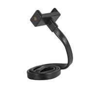 YAOGUI Soporte flexible y ajustable para teléfono de cuello de cisne para cinta de correr de coche, soporte de teléfono con rosca de 1/4, soporte giratorio flexible de brazo largo para tableta