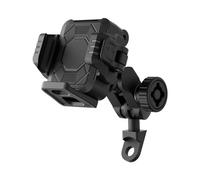YAOGUI Soporte para teléfono de motocicleta con soporte ajustable antirrobo para teléfono móvil