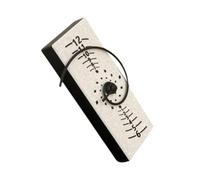 YAOGUI Spirals Fibonaccis - Reloj de pared rectangular que combina estética matemática y estilos modernos para decoraciones únicas del hogar