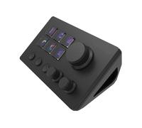 YAOGUI Teclado retroiluminado LED con 12 teclas programables y 3 perillas para control de flujo y teclado de cubierta que mejora el control creativo