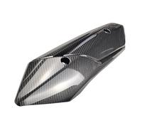 YAOGUI Universals - Protector térmico para tubo de escape de motocicleta, de fibra de carbono, protector de silenciador, accesorio protector de talón para motocicleta