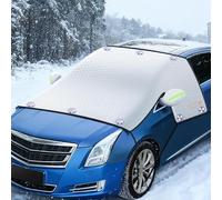 yaohaishao Protector de Parabrisas para Citroen C3 II Hatchback(SC) 2010-2015, Funda Plegable para Parabrisas de Invierno Protección contra La Nieve Los Rayos UV y el Hielo,White