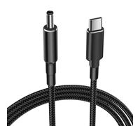 YAOHDAOD - Cable USB C 4,5 mm, 100 W, 20 V, 5 A, PD tipo C, macho DC 4,5 x 3,0 mm, para Stream 11, 13, 14, 15 Pavilion Spectre Chromebook HP, 1,8 m
