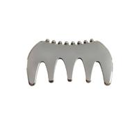 YAOHY Gua Sha De Acero Inoxidable 3 En 1 Herramientas Raspadores Musculares Universales Rascador De Acupresión Para Cabeza Y Cara Guasha De Acero Inoxidable(C)