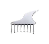 YAOHY Gua Sha De Acero Inoxidable 3 En 1 Herramientas Raspadores Musculares Universales Rascador De Acupresión Para Cabeza Y Cara Guasha De Acero Inoxidable(B)