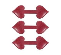 YAOHY Marcapaginas Magnetico En Forma De Corazón Simplificados Punto De Libro De Cuero Para Leer Campus Estudiante De Lectura De Marca Paginas Libros Personalizados(Red)