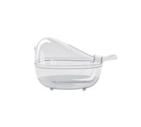 YAOHY Recipiente De Baño De Hámster Casa De Doble Propósito Y Inodoro De Baño para Hámster Multifuncional A Prueba De Hamster Baño para Mascotas(Blanco)