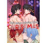 Yaoi Anime Christmas: Handsome 2D Boy Coloring Pages Featuring Gay Couples in Heartwarming Winter Settings for Teens, Adults, and BL Fans to Unwind